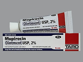 Mupirocin 2% Ointment (Bactroban) .. .  .  